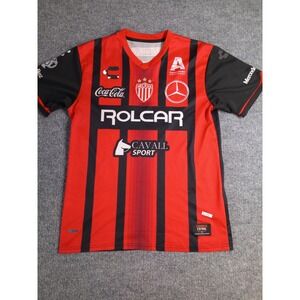 Club Necaxa Charly Futbol Jersey #3 Red Black Soccer Football Shirt Men's Size M